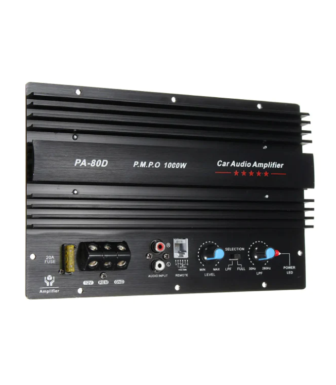 12V 1000W Mono Car Audio Power Amplifier