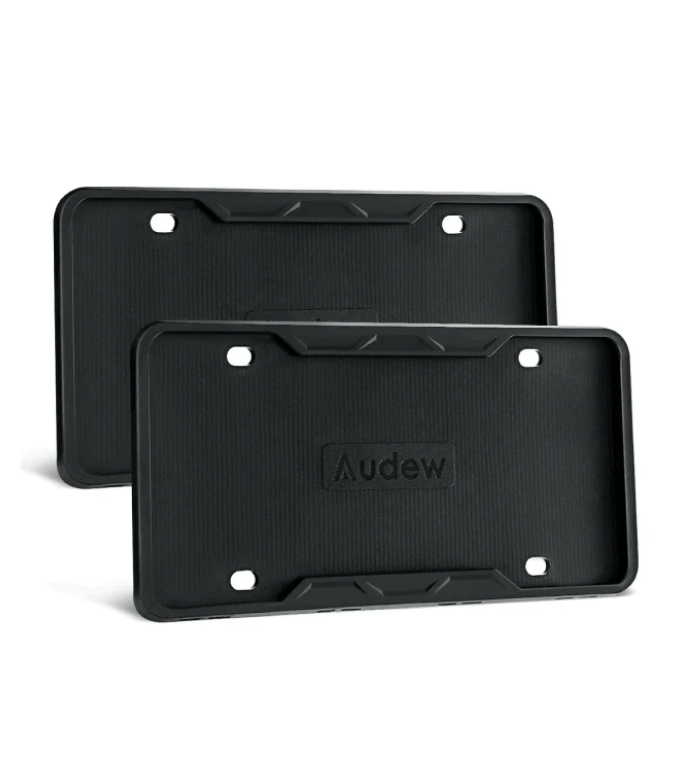 2X Silicone License Plate Frame Cover