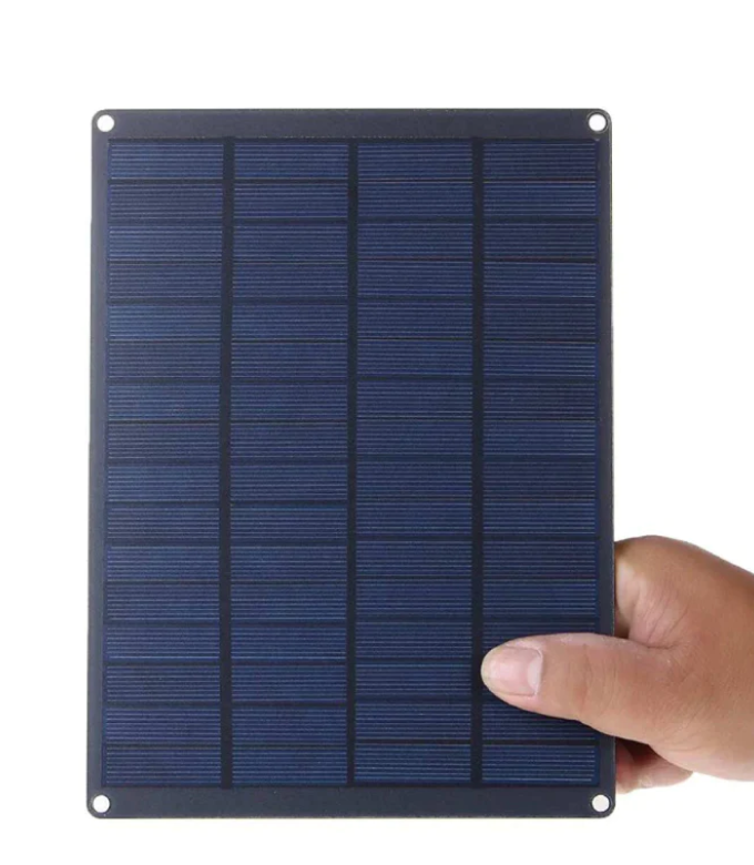 6W 18V Portable Solar Panel Kit Outdoor Camping Car