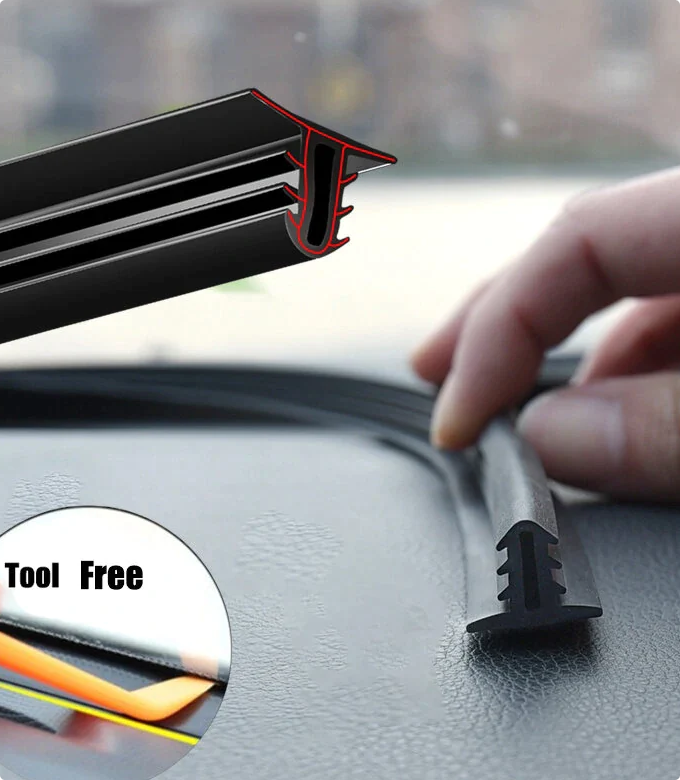 Car Sticker Dashboard Sealing Strips Rubber