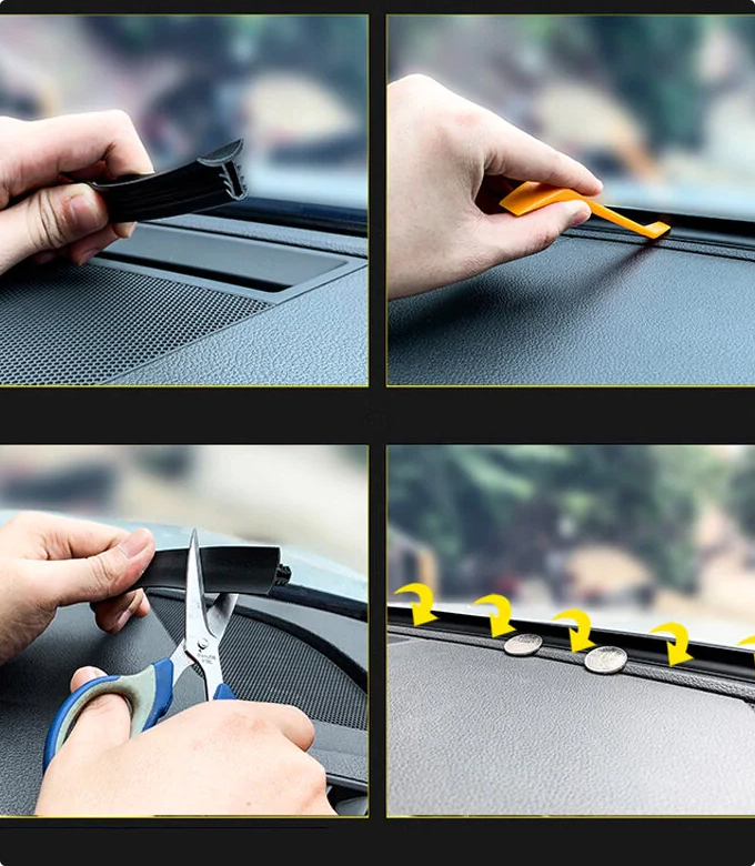 Car Sticker Dashboard Sealing Strips Rubber